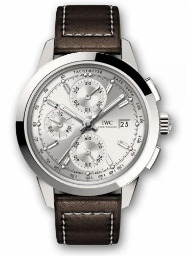 IWC Ingenieur Chronograph Custom Stainless Steel / Silver-Rhodium / Calf IW3808-AB (IW3808AB)